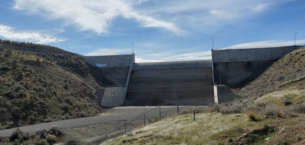 As dry as the Zintel Canyon Dam